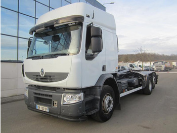 Kamion s kukastom dizalicom RENAULT Premium 410