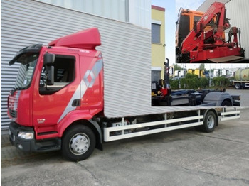 Kamion s kukastom dizalicom RENAULT Midlum 220