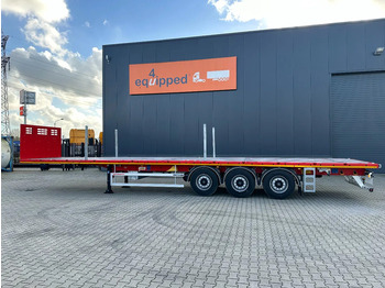 Novi Poluprikolica plato/ Otvoreni sanduk Kässbohrer NEU Heavy-Duty Platform, Heckbündig, Twistlocks (1x 40FT / 2x 20FT), ADR (EX/II, EX/III, FL, AT), Rungtasschen, Scheibebremsen: slika Novi Poluprikolica plato/ Otvoreni sanduk Kässbohrer NEU Heavy-Duty Platform, Heckbündig, Twistlocks (1x 40FT / 2x 20FT), ADR (EX/II, EX/III, FL, AT), Rungtasschen, Scheibebremsen