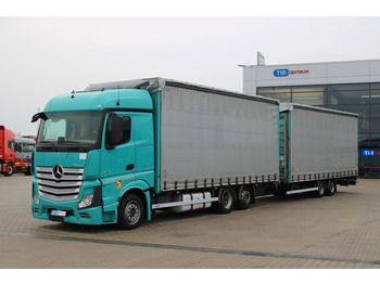 Kamion s ceradom MERCEDES-BENZ Actros 2542