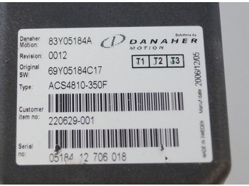 Upravljačka jedinica (ECU) za Oprema za rukovanje materijalima Toyota/BT 220629-001 | Danaher motion AC Superdrive motor controller 83Y05184A A Danaher motion AC Superdrive motor controller 83Y05184A ACS4810-350F Rev 0012 sn. 0518412706018: slika Upravljačka jedinica (ECU) za Oprema za rukovanje materijalima Toyota/BT 220629-001 | Danaher motion AC Superdrive motor controller 83Y05184A A Danaher motion AC Superdrive motor controller 83Y05184A ACS4810-350F Rev 0012 sn. 0518412706018