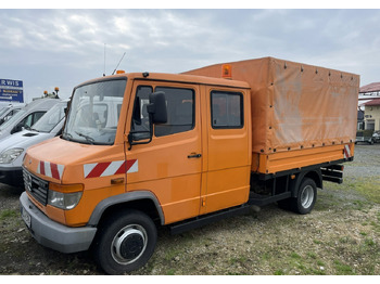 Kamion s ceradom Mercedes-Benz Inny Mercedes-Benz Vario 614 Brygadówka skrzynia plandeka 6-oso doka dokka 2004: slika Kamion s ceradom Mercedes-Benz Inny Mercedes-Benz Vario 614 Brygadówka skrzynia plandeka 6-oso doka dokka 2004