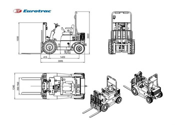 Diesel viličar - - - eurotrac Agri 10: slika Diesel viličar - - - eurotrac Agri 10