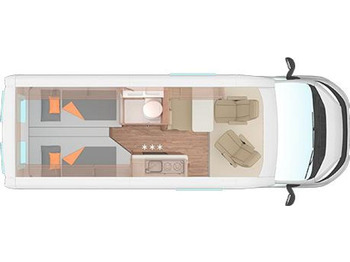 Kamp kombi Weinsberg CaraTour 600 ME 7 Pakete Isofix Markise: slika Kamp kombi Weinsberg CaraTour 600 ME 7 Pakete Isofix Markise