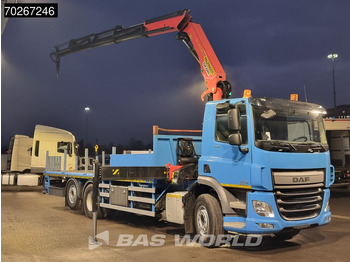 Kamion s otvorenim sandukom, Kamion s kranom DAF CF 330 6X2 Palfinger PK20001 Kran Crane Rotator Lift+Lenkachse Euro 6: slika Kamion s otvorenim sandukom, Kamion s kranom DAF CF 330 6X2 Palfinger PK20001 Kran Crane Rotator Lift+Lenkachse Euro 6