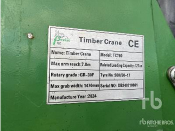 Novi Kombajn TIMBER CRANE PT TR 120 Pull Type (Unused): slika Novi Kombajn TIMBER CRANE PT TR 120 Pull Type (Unused)