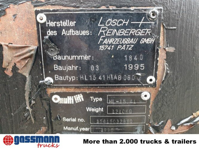 Kamion s kukastom dizalicom, Kamion s kranom MAN 14.152 F 4x2 BB mit Kran Hiab 060-2: slika Kamion s kukastom dizalicom, Kamion s kranom MAN 14.152 F 4x2 BB mit Kran Hiab 060-2 Kamion s kukastom dizalicom, Kamion s kranom MAN 14.152 F 4x2 BB mit Kran Hiab 060-2: slika Kamion s kukastom dizalicom, Kamion s kranom MAN 14.152 F 4x2 BB mit Kran Hiab 060-2