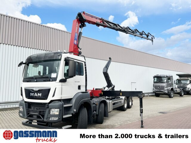 Novi Kamion s kukastom dizalicom, Kamion s kranom MAN TGS 35.480 8X4 BL, Intarder, Kran HMF 3220-K6,: slika Novi Kamion s kukastom dizalicom, Kamion s kranom MAN TGS 35.480 8X4 BL, Intarder, Kran HMF 3220-K6,