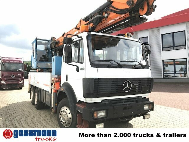 Kamion s kranom Mercedes-Benz 2638 K 6x4 mit Heckkran Palfinger PK 68000: slika Kamion s kranom Mercedes-Benz 2638 K 6x4 mit Heckkran Palfinger PK 68000