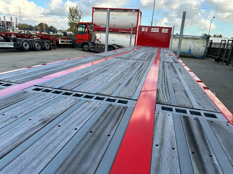 Novi Poluprikolica plato/ Otvoreni sanduk Kässbohrer NEU Heavy-Duty Platform, Heckbündig, Twistlocks (1x 40FT / 2x 20FT), ADR (EX/II, EX/III, FL, AT), Rungtasschen, Scheibebremsen: slika Novi Poluprikolica plato/ Otvoreni sanduk Kässbohrer NEU Heavy-Duty Platform, Heckbündig, Twistlocks (1x 40FT / 2x 20FT), ADR (EX/II, EX/III, FL, AT), Rungtasschen, Scheibebremsen