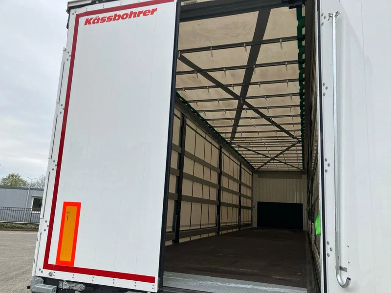 Novi Poluprikolica s ceradom Kässbohrer SCS X+ / 90 - 12 / 27 Schuifzeilen multiplex vloer met palletkist 30 Europallets: slika Novi Poluprikolica s ceradom Kässbohrer SCS X+ / 90 - 12 / 27 Schuifzeilen multiplex vloer met palletkist 30 Europallets