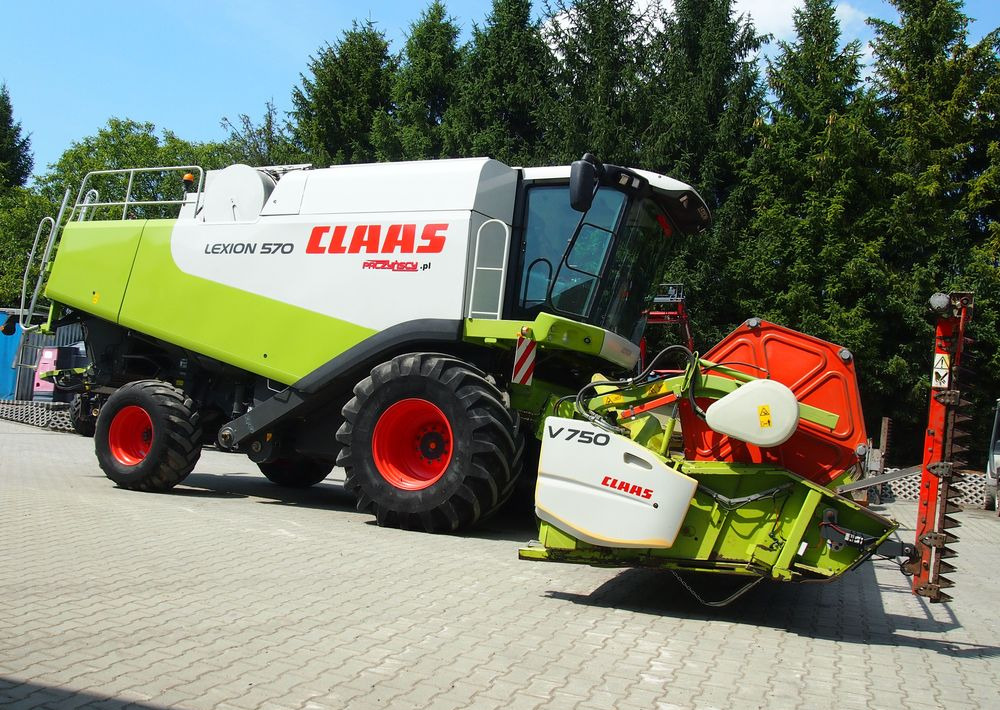 Kombajn za žetvu Kombajn zbożawy Claas Lexon 570  Kombajn zbożowy CLAAS LEXION 570+ heder VARIO 7,5m: slika Kombajn za žetvu Kombajn zbożawy Claas Lexon 570  Kombajn zbożowy CLAAS LEXION 570+ heder VARIO 7,5m