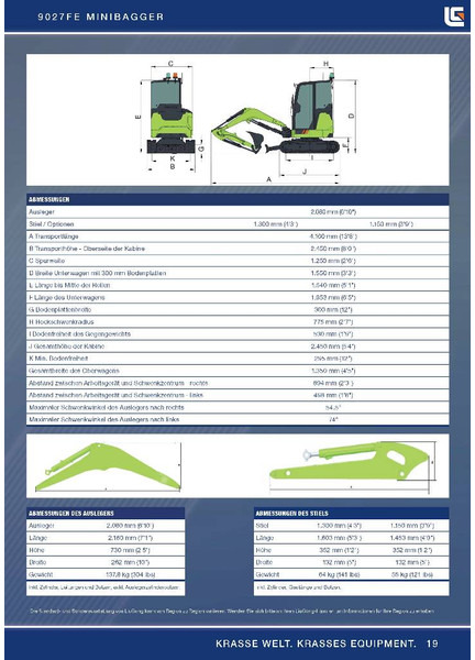 Novi Mini bager LIUGONG 9027 FE vollelektrisch, 2.680 kg: slika Novi Mini bager LIUGONG 9027 FE vollelektrisch, 2.680 kg