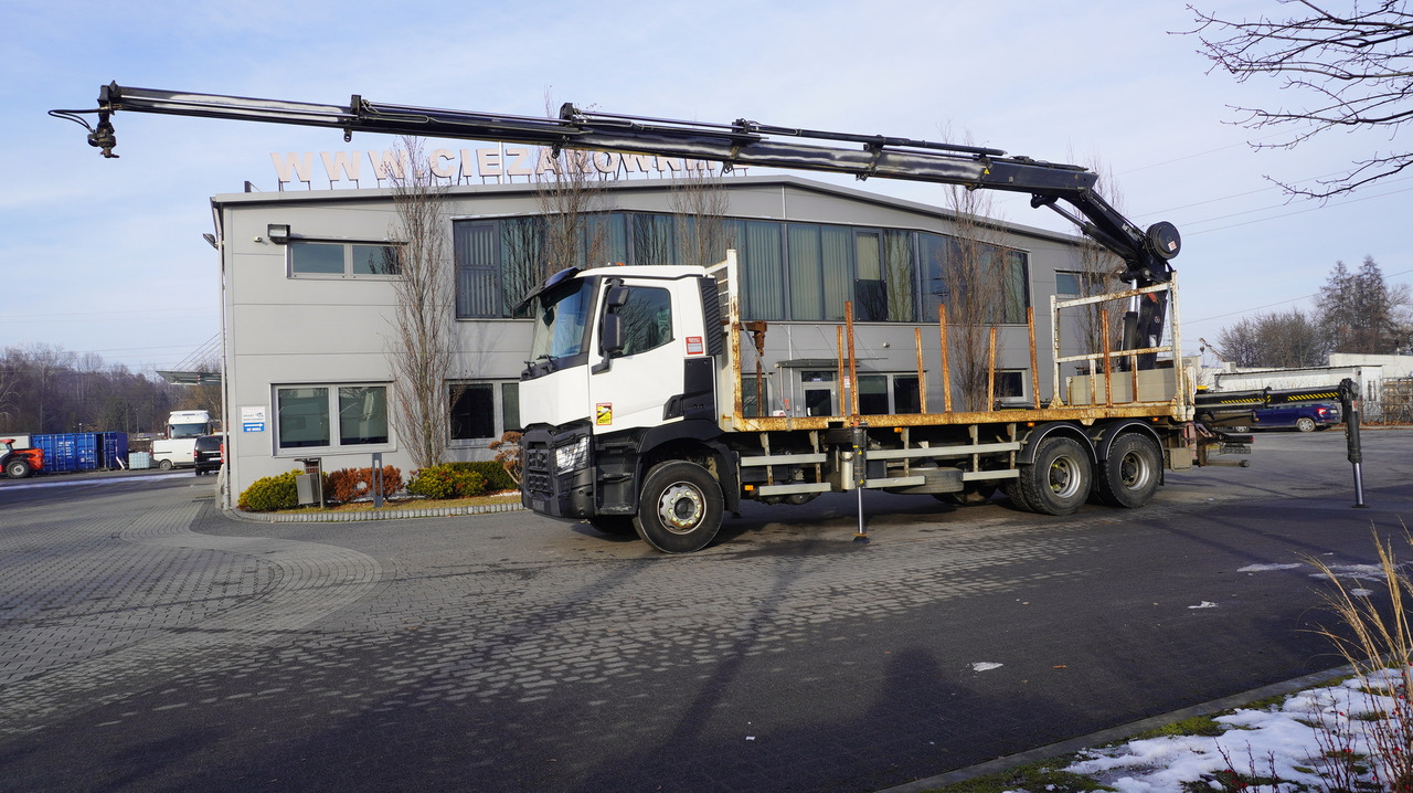 Zakup RENAULT C430 / HIAB 244 EP-5 HIDUO crane 8400 kg 15 m / Platform with stanchions RENAULT C430 / HIAB 244 EP-5 HIDUO crane 8400 kg 15 m / Platform with stanchions: slika Zakup RENAULT C430 / HIAB 244 EP-5 HIDUO crane 8400 kg 15 m / Platform with stanchions RENAULT C430 / HIAB 244 EP-5 HIDUO crane 8400 kg 15 m / Platform with stanchions