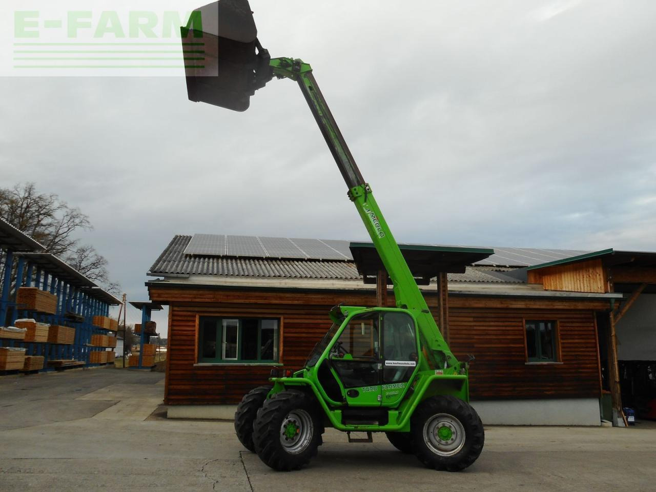 Teleskopski rukovatelj Merlo p40.7 turbofarmer ( neue bereifung ): slika Teleskopski rukovatelj Merlo p40.7 turbofarmer ( neue bereifung )