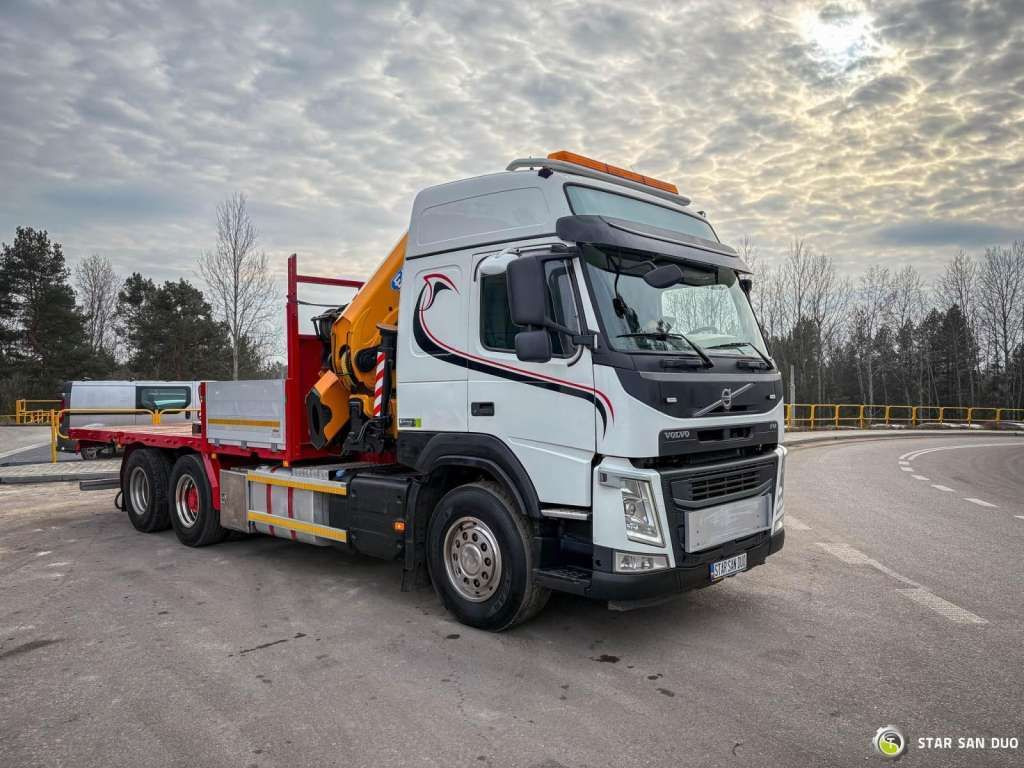 Kamion s kranom, Kamion s otvorenim sandukom Volvo  FM 450 6x2 EFFER 395/8S Euro 6  Crane Winch: slika Kamion s kranom, Kamion s otvorenim sandukom Volvo  FM 450 6x2 EFFER 395/8S Euro 6  Crane Winch