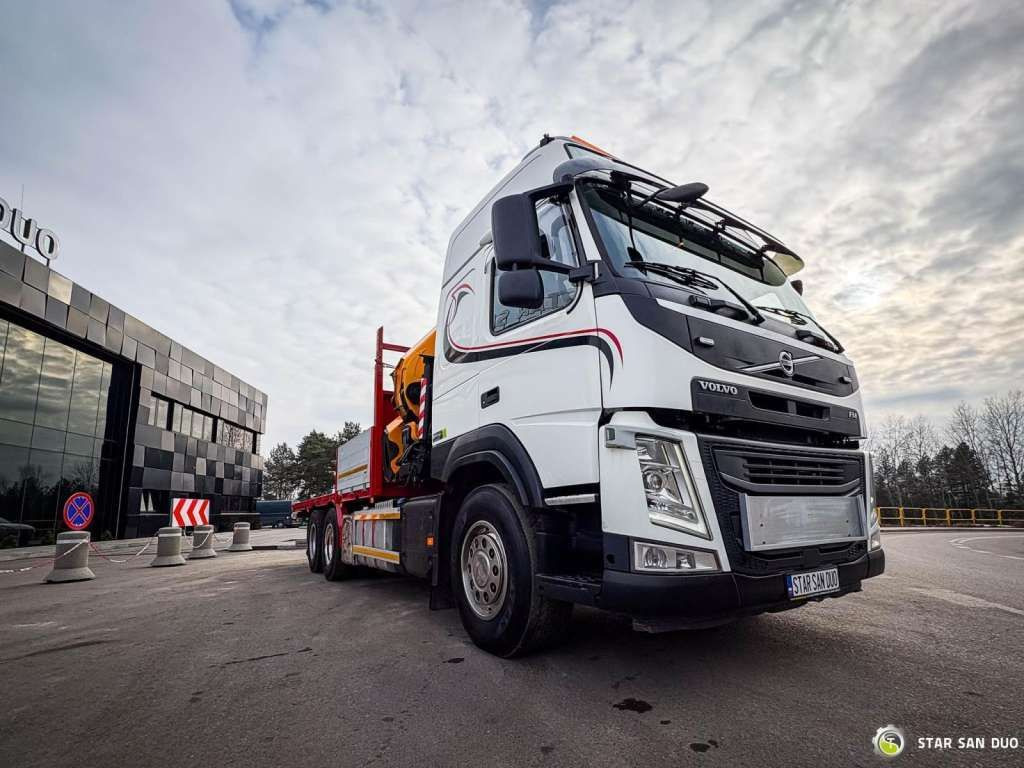 Kamion s kranom, Kamion s otvorenim sandukom Volvo  FM 450 6x2 EFFER 395/8S Euro 6  Crane Winch: slika Kamion s kranom, Kamion s otvorenim sandukom Volvo  FM 450 6x2 EFFER 395/8S Euro 6  Crane Winch