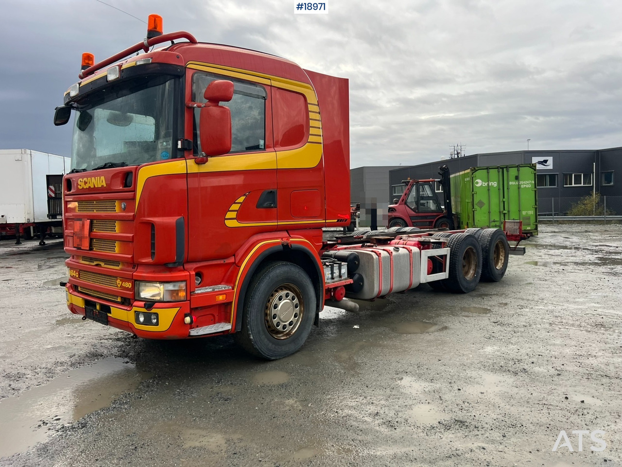 Kamion-šasija Scania R164: slika Kamion-šasija Scania R164