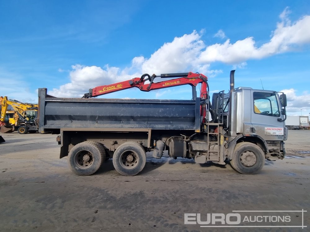 Kiper, Kamion s kranom 2008 DAF CF75.310: slika Kiper, Kamion s kranom 2008 DAF CF75.310