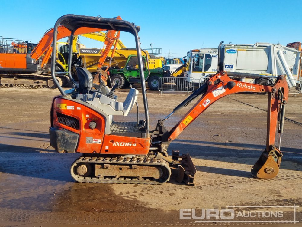 Mini bager 2016 Kubota KX016-4: slika Mini bager 2016 Kubota KX016-4