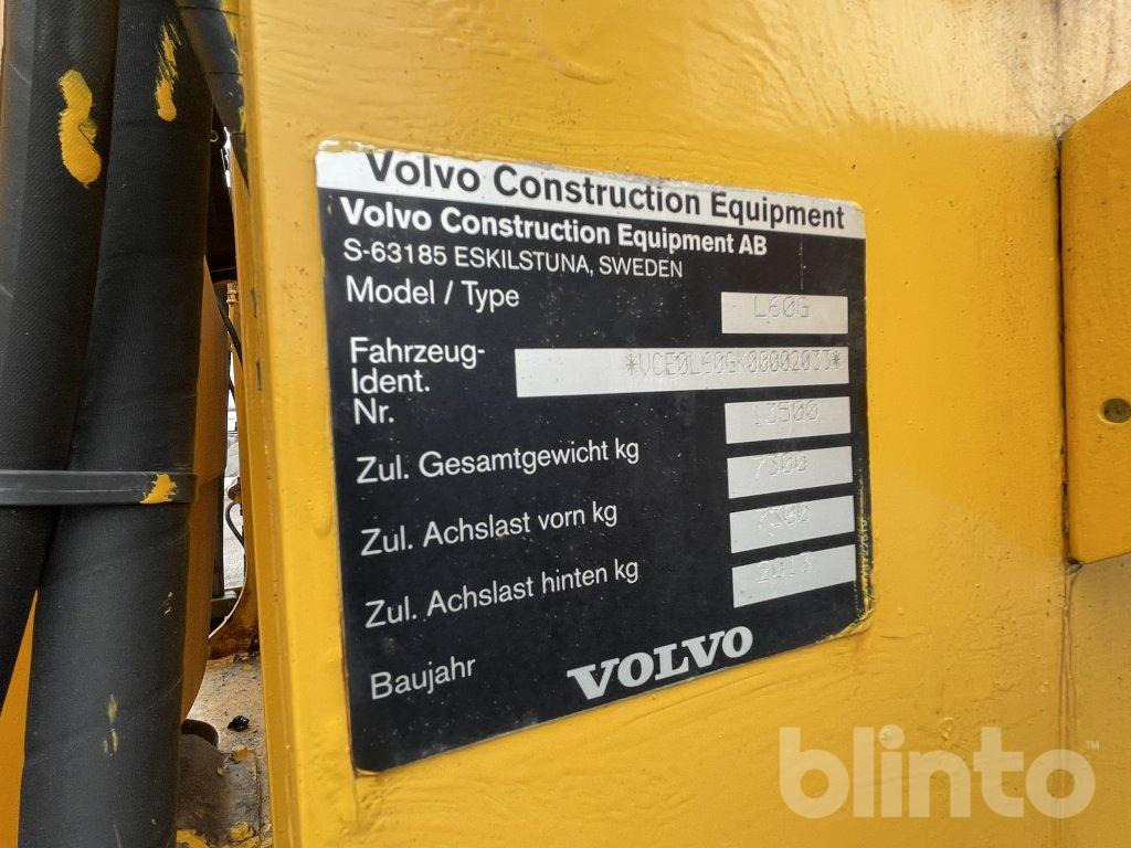 Utovarivač na kotačima Volvo L60G: slika Utovarivač na kotačima Volvo L60G